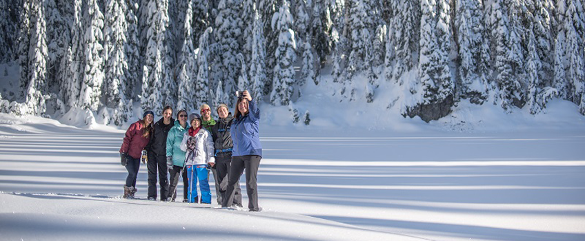 Snowshoeing at Mount Seymour