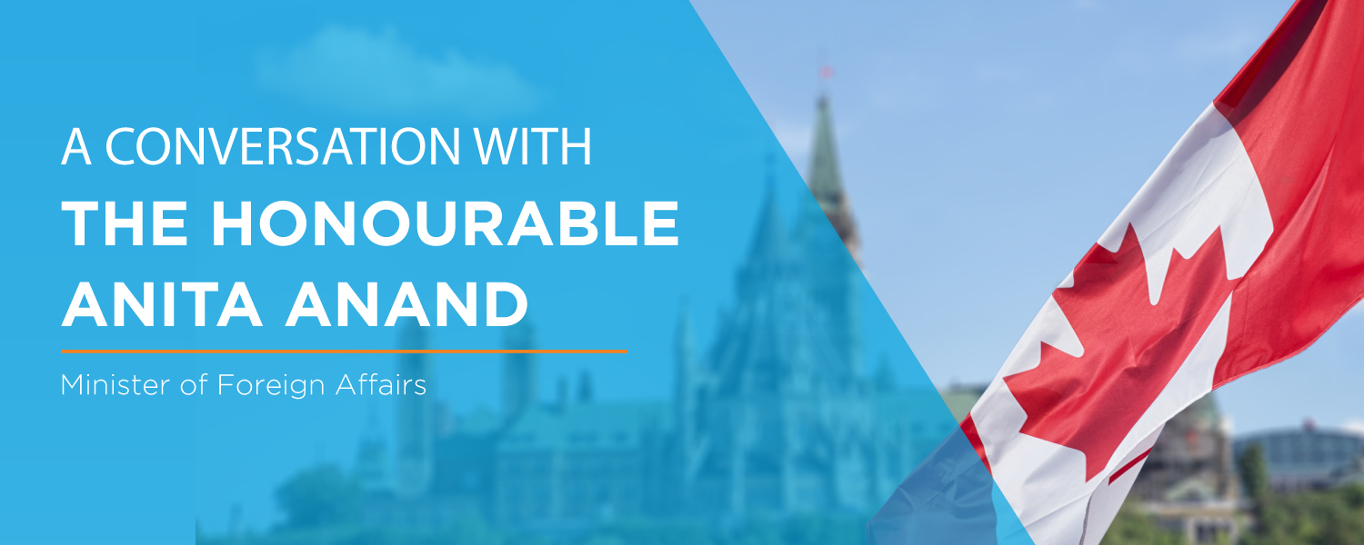 A Conversation with The Honourable Anita Anand 